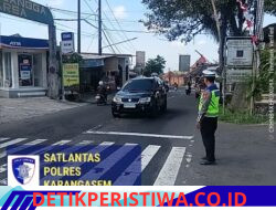 Pastikan Kondusifitas Jalur Kawasan Wisata, Sat Lantas Berikan Pengamanan di Kawasan Obyek Wisata Tirtagangga