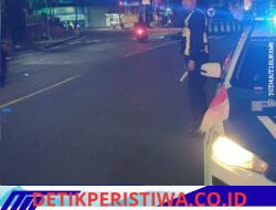 Ciptakan Rasa Aman dan Nyaman kepada  Masyarakat Saat Malam Hari, Satlantas Polres Karangasem Gelar Blue Light Patrol 
