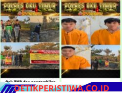 Tiga Pria Diamankan Satreskrim Polres OKU Timur Terkait Dugaan Pembakaran Lahan PT MHP