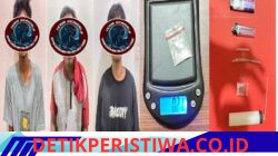 Ungkap Kasus Narkotika, Tiga Pria Diamankan Sat Res Narkoba Polres Oku Timur