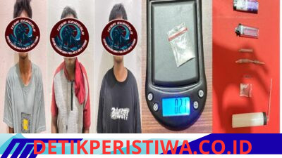 Ungkap Kasus Narkotika, Tiga Pria Diamankan Sat Res Narkoba Polres Oku Timur