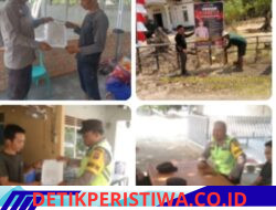 Polres Oku Timur Giat Melaksanakan Pencegahan Dan Himbauan Karhutla Kepada Warga