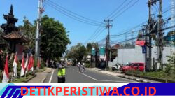 Utamakan Keselamatan Pelajar, Satlantas Polres Karangasem Rutin Bantu Sebrangkan Siswa SMA N 1 Amlapura