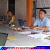 Bhabinkamtibmas Desa Tangkup Hadiri dan Kawal Rapat Lokakarya, di Kantor Desa Tangkup 