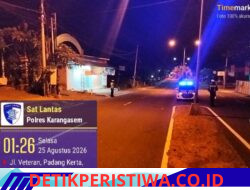 Atensi Beat 1, Unit Turjagwali Menyusuri Jalan Kesatrian, Diponogoro dan Kartini Melalui Giat Blue Light Patroli dan Barcode