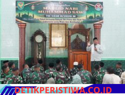 Peringatan Maulid Nabi Muhammad SAW Jadi Momentum Perkuat Iman dan Pengabdian Prajurit Korem 044/Gapo