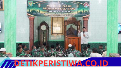 Peringatan Maulid Nabi Muhammad SAW Jadi Momentum Perkuat Iman dan Pengabdian Prajurit Korem 044/Gapo