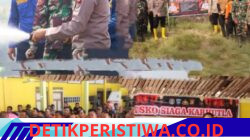 Kapolres OKU Timur Tinjau Posko Siaga Karhutla, di Polsek Madang Suku I