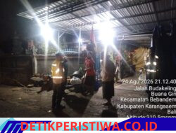 Melalui Patroli KRYD Malam: Polsek Bebandem Intensifkan Pemantauan Kamtibmas di Wilayah Hukumnya