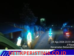 Cegah Aksi Kriminalitas dan Jaga Kondusivitas Situasi Kamtibmas,  Polsek Bebandem Intensifkan Giat Blue Light Patrol Hingga Dini Hari