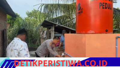 Kapolres Langsa Melakukan Pengecekan Sejumlah Bantuan Sumur Bor Dari Ketua Umum Bhayangkari