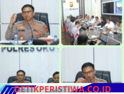 Kapolres OKU Timur Pimpin Rapat Anev Kinerja Dan Tanggap Darurat Karhutla