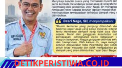 Cegah Dampak Kabut Asap — Desri Nago Imbau Warga Palembang Tingkatkan Kewaspadaan!