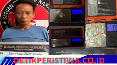 Satresnarkoba Polres Muara Enim Bekuk Pengedar Narkotika, Sita Barang Bukti Siap Edar