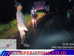 Pastikan Situasi Kamtibmas Kondusif, Polsek Bebandem Gelar Patroli Barcode Dini Hari 