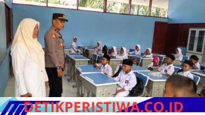 Kapolsek Idi Tunong Dorong Murid SDN 1 Buket Teukuh Tumbuh Disiplin dan Berkarakter