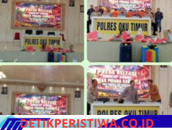 Polres Oku Timur Berhasil Ungkap Kasus Tindak Pidana Karhutla 6 Orang Tersangka Beserta BB Berhasil Diamankan Dari Dua Lokasi Berbeda