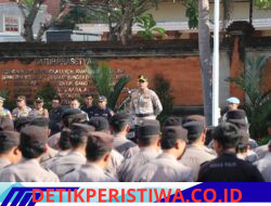 Gelar Simulasi Sispam Mako Polres Karangasem, Kapolres Instruksikan Personel Tingkatkan Kewaspadaan Hadapi Dynamic Aksi Massa