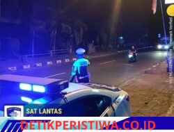 Giat Blue Light Patrol di Obyek Wisata Candidasa, Satlantas Polres Karangasem Terjunkan Unit Turjawali