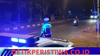 Giat Blue Light Patrol di Obyek Wisata Candidasa, Satlantas Polres Karangasem Terjunkan Unit Turjawali