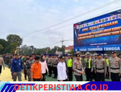 Lanal Bintan Hadiri Apel Kesiapsiagaan Pencegahan dan Penanggulangan Karhutla di Tanjungpinang
