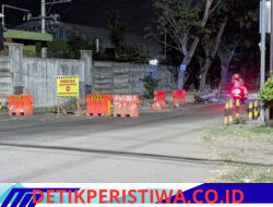 Penataan Arus Kendaraan Adanya Proyek Betonisasi Arah RPH Krian, Pengemudi Dihadapkan Perubahan Jalur