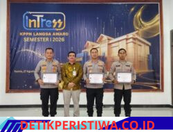 Polres Aceh Timur Kembali Meraih Penghargaan Dari Kementerian Keuangan Negara Republik Indonesia