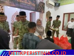 ‎peringati Maulid Nabi 1448 H, Yonkav 11/Msc Santuni 55 Anak Yatim