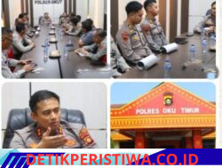 Kapolres OKU Timur Terima Kunjungan Tim Satgas Edukasi Lemdiklat Polri