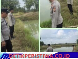 Polsek Buay Pemuka Peliung Beri Himbauan Dan Penyebaran Maklumat Kepada Warga Tentang Bahaya Karhutla Serta Melakukan Pengecekan Embung, di Wilkum Polsek Buay Pemuka Paling Polres Oku Timur