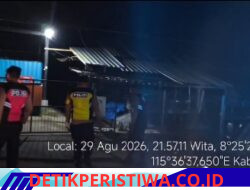 Jaga Kondusivitas Situasi Wilkumnya, Personil Polsek Bebandem Tingkatkan Giat Blue Light Patrol  pada Malam Hari
