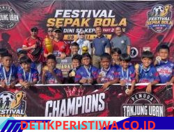 Lanal Bintan Dukung Pembinaan Generasi Muda, Danlanal hadiri Penutupan Festival Sepak Bola Usia Dini Se-Kepri 2026
