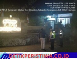Cegah Aksi Kriminalitas Malam Hari, Polsek Bebandem Intensifkan KRYD dan Patroli Barcode