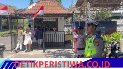 Berikan Rasa Aman kepada Pengunjung, Sat Lantas Polres Karangasem Berikan Pengamanan di Kawasan Obyek Wisata Taman Sukasada Ujung