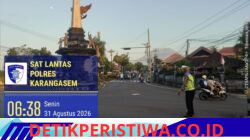 Pastikan Kelancaran Arus Lalu Lintas, Personil Lantas Rutin Lakukan Gatur Lalin di Ktl 2