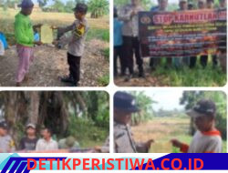 Polsek Martapura Melaksanakan Patroli KRYD Mitigasi Pencegahan Dan Penanggulangan Karhutla, di Wilayah Hukumnya