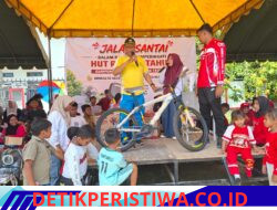 Semarakkan HUT RI ke 81 Warga Pulo Ara Geudong Teungoh Gelar Jalan Santai,Senam sehat