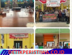 Polres Oku Timur Melalui Polsek BP Peliung melaksanakan Kegiatan Edukasi Karhutla Bersama Mahasiswa Dan Warga Desa Banu Ayu