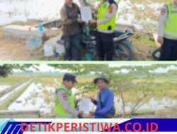 Dimusim Kemarau Polres Oku Timur Giat Melaksanakan Pencegahan Dan Berikan Himbauan Kepada Warga Tentang Karhutla