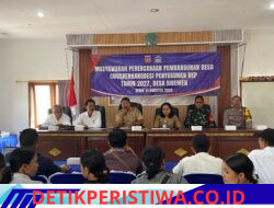 Bhabinkamtibmas Desa Sidemen Hadiri Musrenbangdes Penyusunan RKP Desa Tahun 2027, di Aula Kantor Desa Sidemen