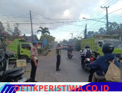 Cegah Laka Lantas, Personil Polsek Rendang Intensifkan Strong Point  
