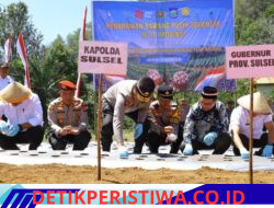 Kapolda Sulsel Hadiri Penanaman Serentak Bawang Putih, Perkuat Upaya Swasembada Nasional