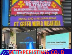 Menkopolkam Haridiri Peluncuran RS Tria Dipa