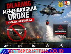 Karhutla Riau Masih Ditangani dari Udara, Warga Diminta Tak Operasikan Drone Sembarangan