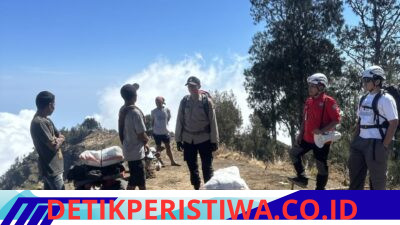 Antisipasi Karhutla di Rinjani, Polisi dan TNGR Perketat Pengawasan Jalur Sembalun
