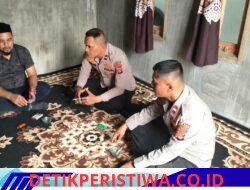 Kapolsek Idi Tunong Perkuat Sinergi dengan Tokoh Masyarakat Jaga Kamtibmas
