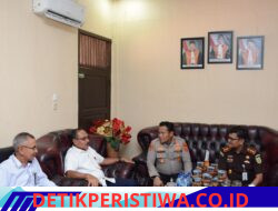 Kapolres Bireuen silaturahmi dan perkuat sinergi dengan ketua pengadilan