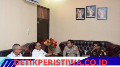 Kapolres Bireuen silaturahmi dan perkuat sinergi dengan ketua pengadilan