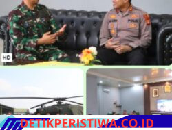 Kapolres OKU Timur Lakukan Silaturahmi kepada Dan Lanud Gatot Subroto Waykanan Lampung