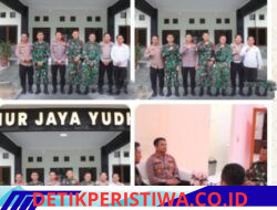 Kapolres OKU Timur Lakukan Silaturahmi kepada Komandan Skuadron 12/Amur Jaya Yudha Waykanan Lampung